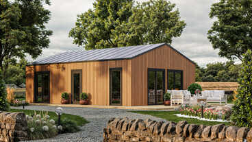 Casas de madera aisladas